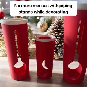 Easy Fill Piping Bag Holders - icing bag holder